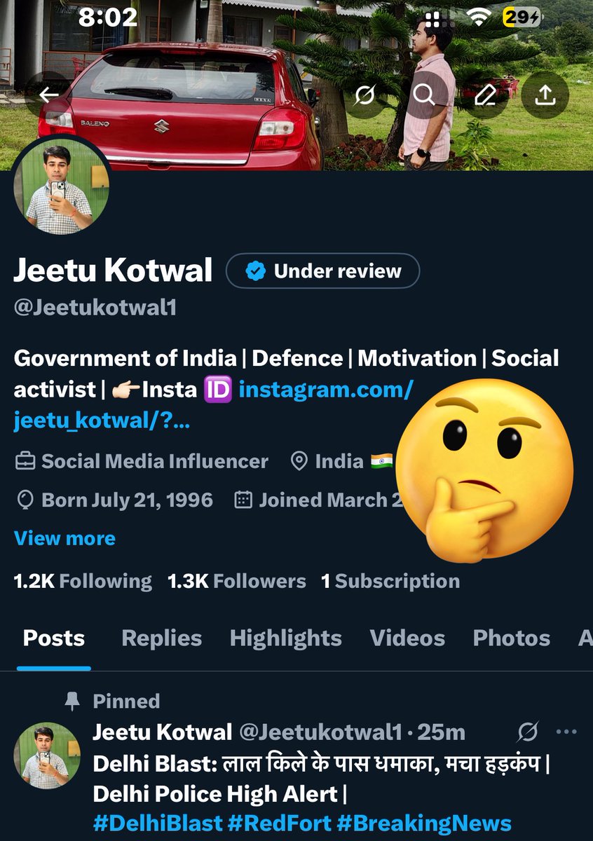 Jeetukotwal1's tweet image. ये क्या हुआ 😩 

blue tick को लिए हुए पूरे 24 घंटे नहीं हुए  हटा दिया 

“ब्लू टिक रिव्यू में है,
Twitter सोच में है —
इतना अच्छा इंसान असली है या AI?” 😅

वापिस आयेगा या नहीं.. ?
#BlueTick #UnderReview #TwitterVibes #Grok