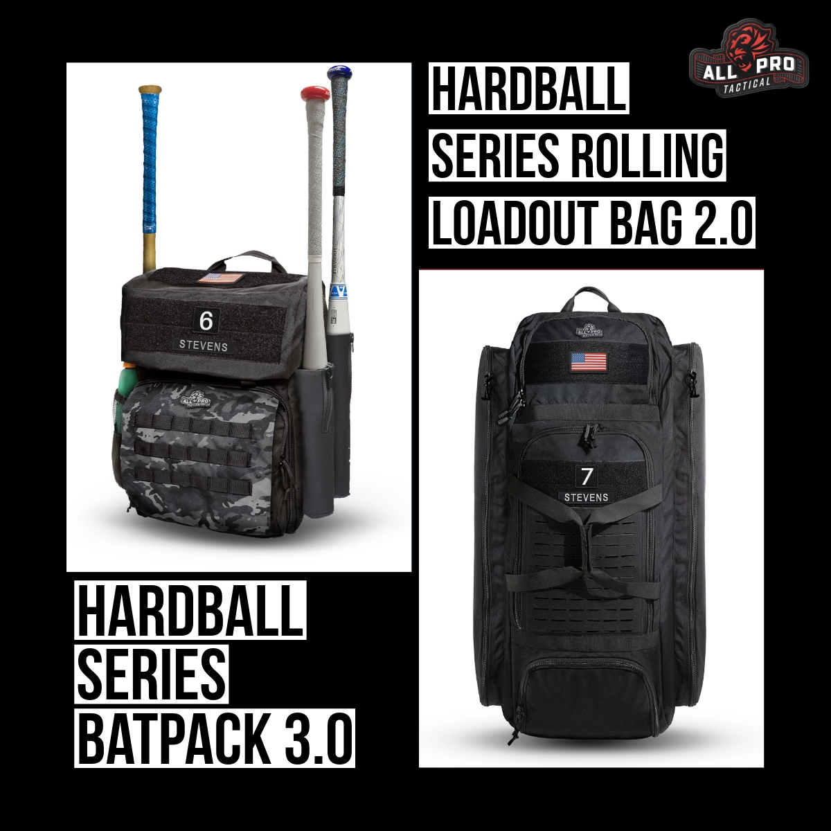 Spring ball is right around the corner! Make sure your player is ready to hit the field. 👉 Shop our baseball and softball bags before the season starts. ⚾ allprotactical.com🥎
-
#baseballmom #baseballlife #softball #baseballtraining #softballtraining #67