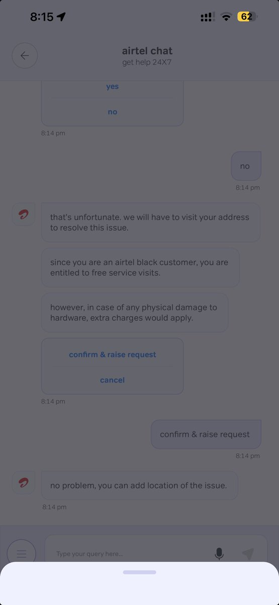 GaneshKrishnan_'s tweet photo. Hey ⁦@Airtel_Presence⁩ ⁦@airtelindia⁩  my DTH is not working and i couldn’t raise request via thanks app. It seems the app got some bugs on iPhone. At this step it stuck https://t.co/nxfsTxW3vS