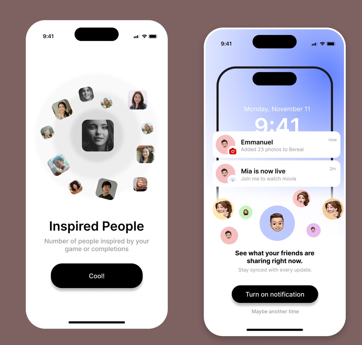 Ade_midunnnnn's tweet image. Just designed two onboarding screens for a social/communication app! 🖌️ still a concept, but loving how it’s shaping up. Feedback welcome!
#UIUX #AppDesign #Prototype #SocialApp