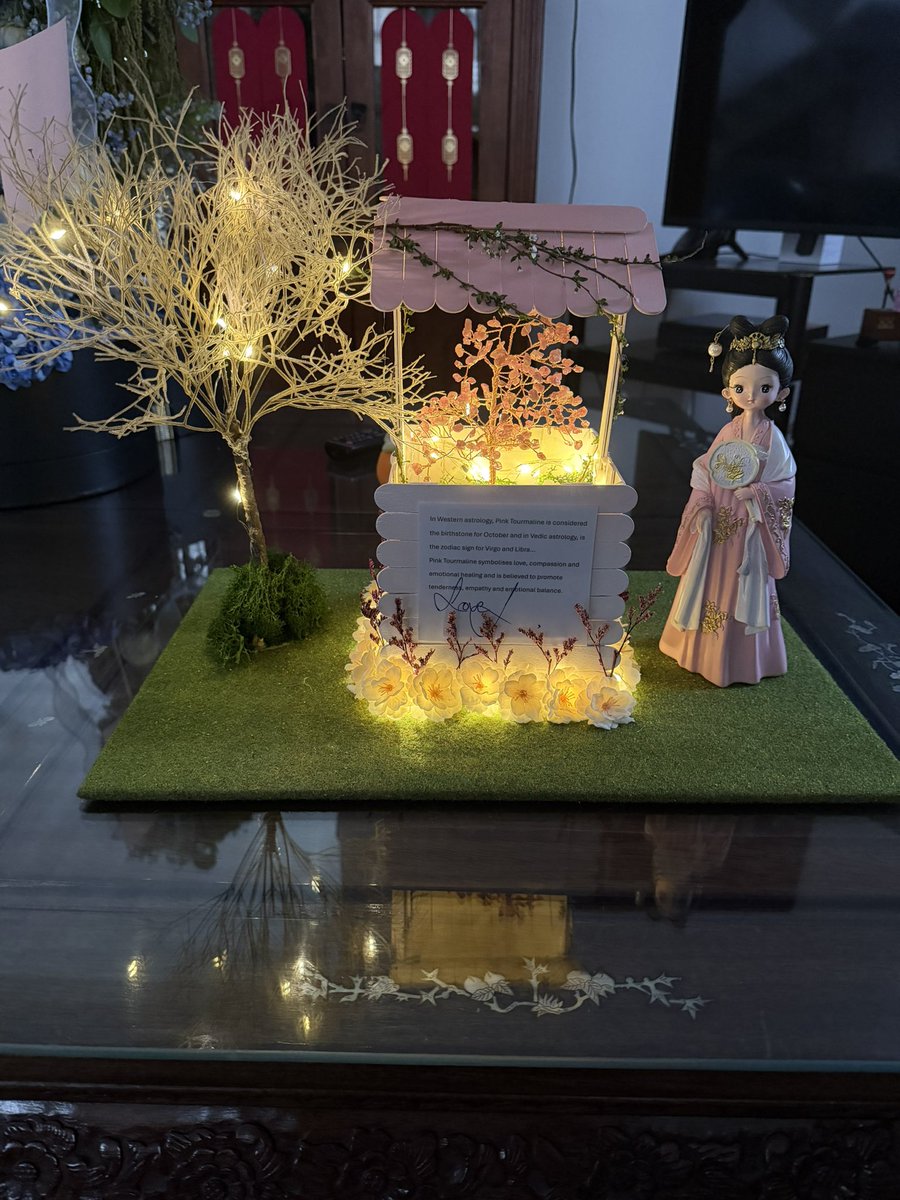 ivylimcc's tweet image. Received a personally handcrafted pink tourmaline sitting in a wishing well. For healing purposes, and it’s pretty in sight

#gratefulforallthingsbigandsmall