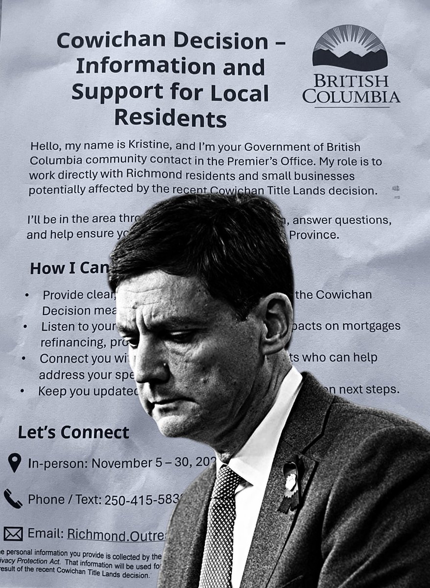 JohnRustad4BC's tweet image. #STATEMENT : What we’ve just witnessed with the Cowichan decision is nothing short of a political disgrace. This isn’t a legal technicality. This isn’t a misunderstanding. This is a full-blown dereliction of duty by David Eby and his NDP government, and British Columbians are the…