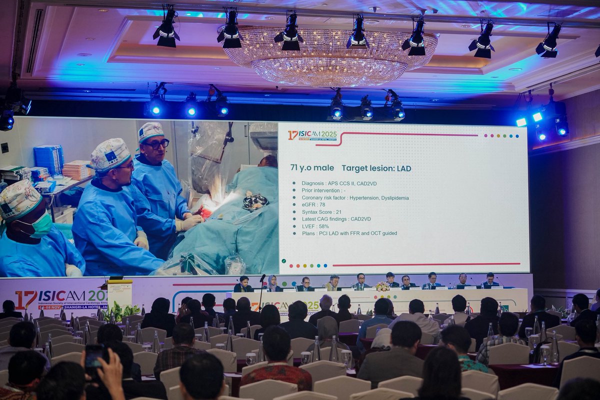 Great honor to have my mentor, Prof. <a href="/mmamas1973/">Mamas A. Mamas</a> in Jakarta for ISICAM! Proud to do a successful live case together at the National Cardiovascular Center Harapan Kita. Educational, inspiring, and memorable. Hope you enjoyed the event!
<a href="/ISIC_Official/">ISIC</a> <a href="/aninkasaboe/">Aninka Saboe</a>