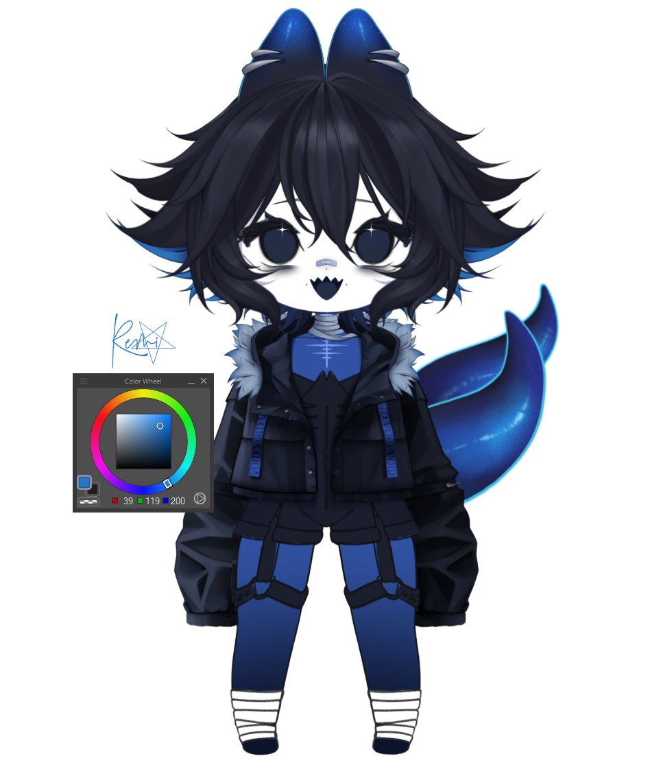 CHAAAA! A baby fiend✨ o(￣▽￣ ）꠹