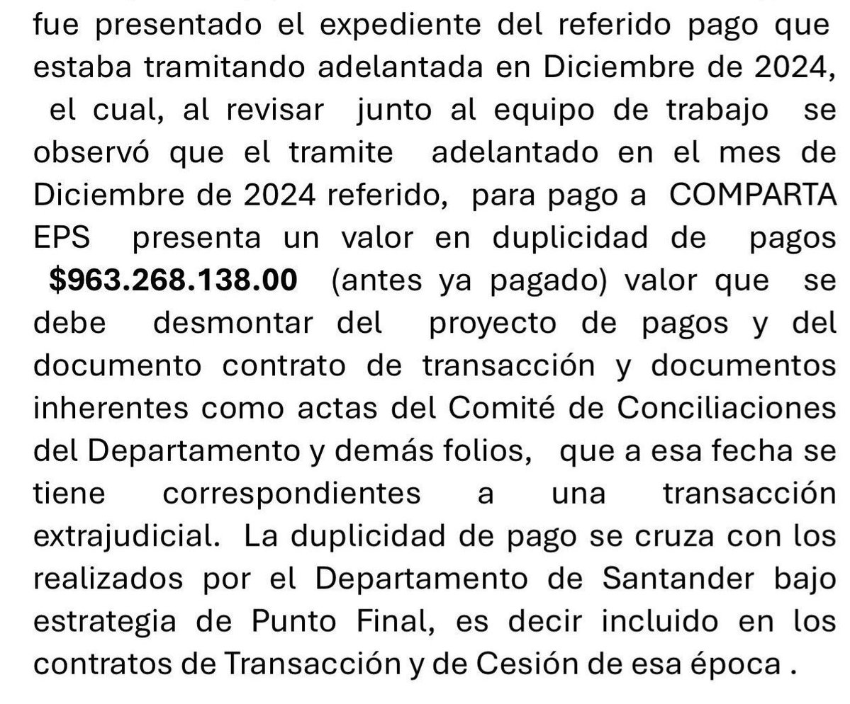 Señor gobernador <a href="/GralJuvenalDiaz/">General Juvenal Díaz</a>, “EStamos a TIEMPO”, aún lo espero en la <a href="/FiscaliaCol/">Fiscalía Colombia</a> delegada ante la @CorteSuprema.

Mientras tanto, lo que estoy conociendo de su Secretaría de Salud, en cabeza de <a href="/EdwinAprada/">Edwin Antonio Prada Ramirez</a>, es muy oscuro y complicado. Súmele a eso el aparente doble pago