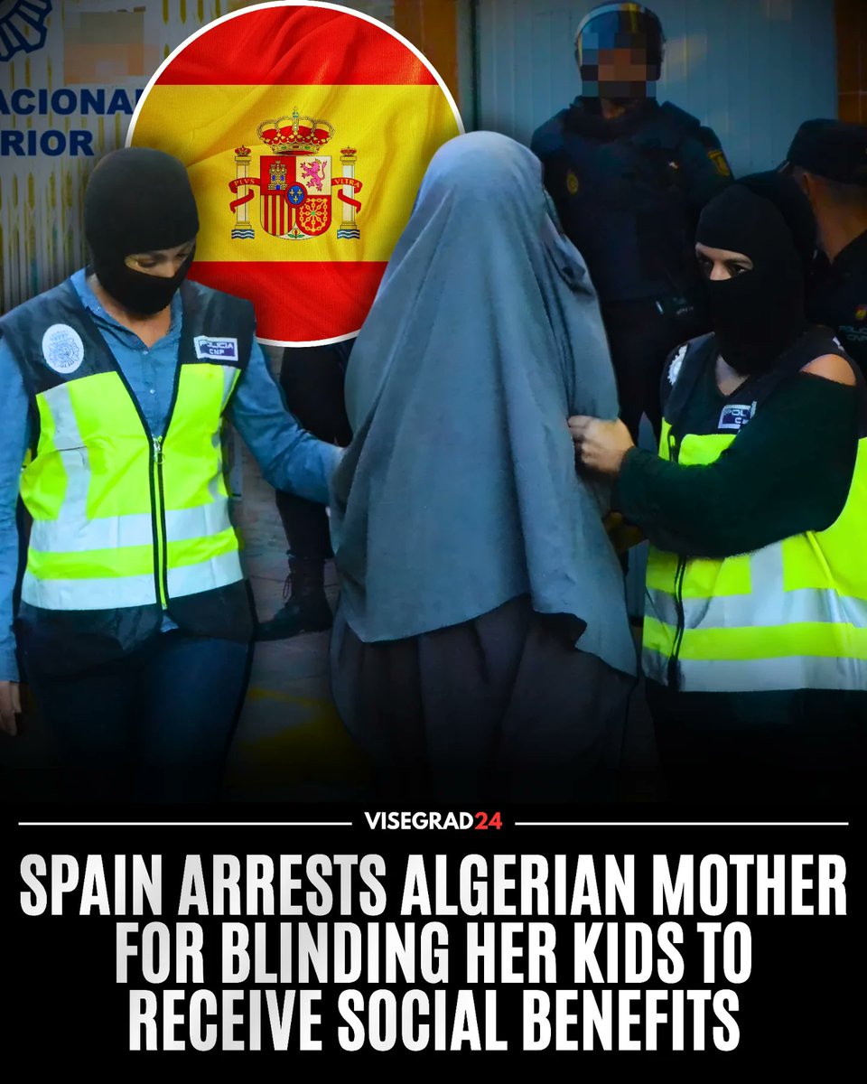 🇪🇸 ESPAGNE – SCANDALE : Une Algérienne de 27 ans arrêtée pour AVEUGLER SON PROPRE FILS ! Elle a versé À PLUSIEURS REPRISES un liquide irritant dans les yeux de son bébé de 2 ans, pendant des mois. Elle a aussi une fille de 7 ans qu’elle a rendue aveugle. 

Motif présumé ? Toucher