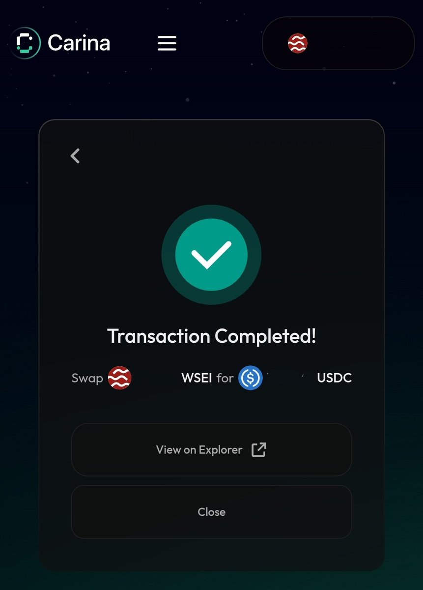 update: just checked <a href="/carina_finance/">Carina</a> on sei and it feels really smooth.

fast executions thanks to sei… clean uiux… and still tokenless.

sei is not that chain you used to ignore anymore.
the market actually moves faster here 🤝