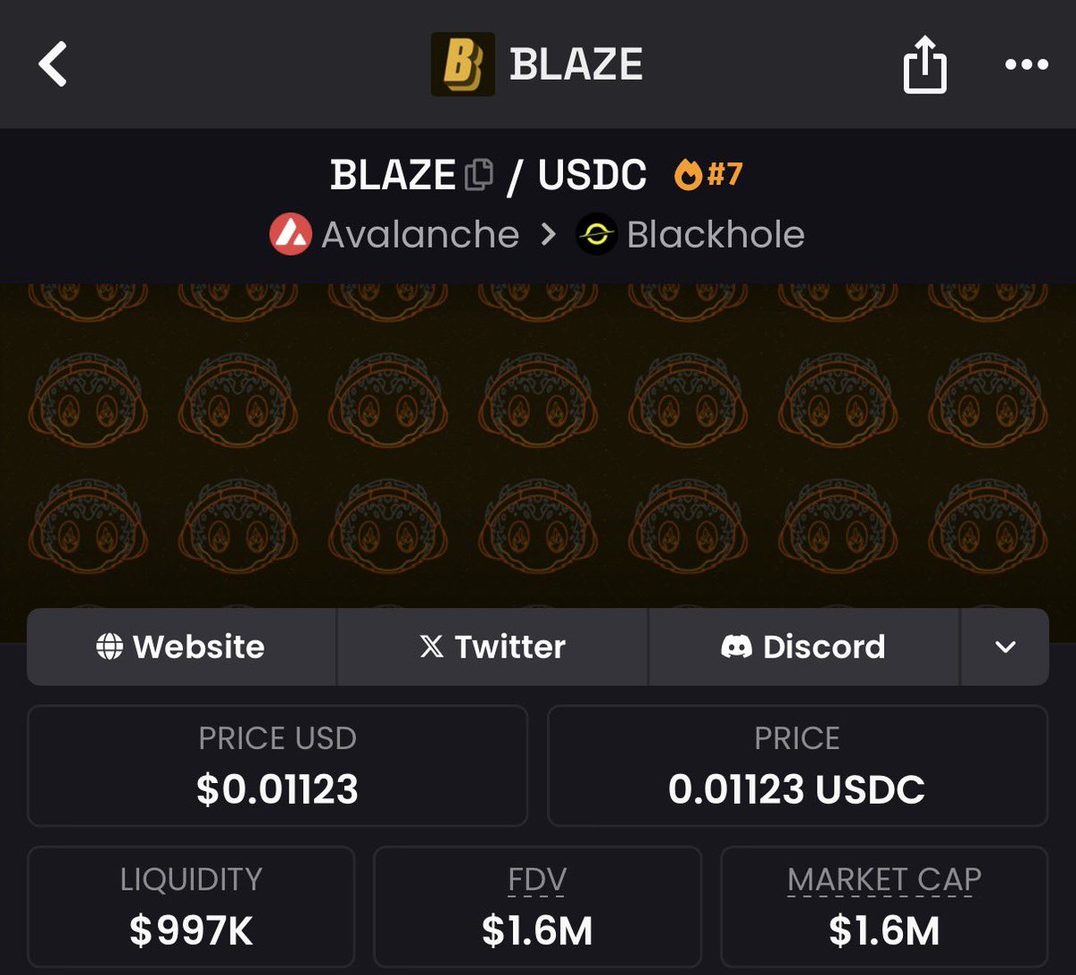 Patrick_DefiGuy's tweet photo. I must say $BLAZE liquidity is too juicy

Very difficult to pump it at this point. 

Hopefully maybe some of the liquidity can be removed and used to buy the token instead. https://t.co/wG7ExTYB1k