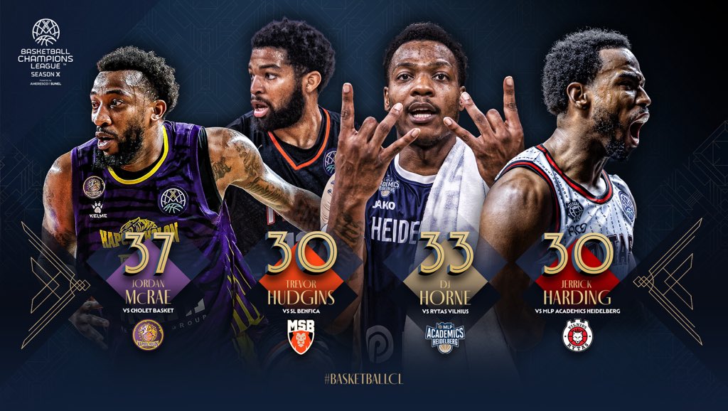 Four 30+ games this season, three of them last week - who's next? 👀

#BasketballCL