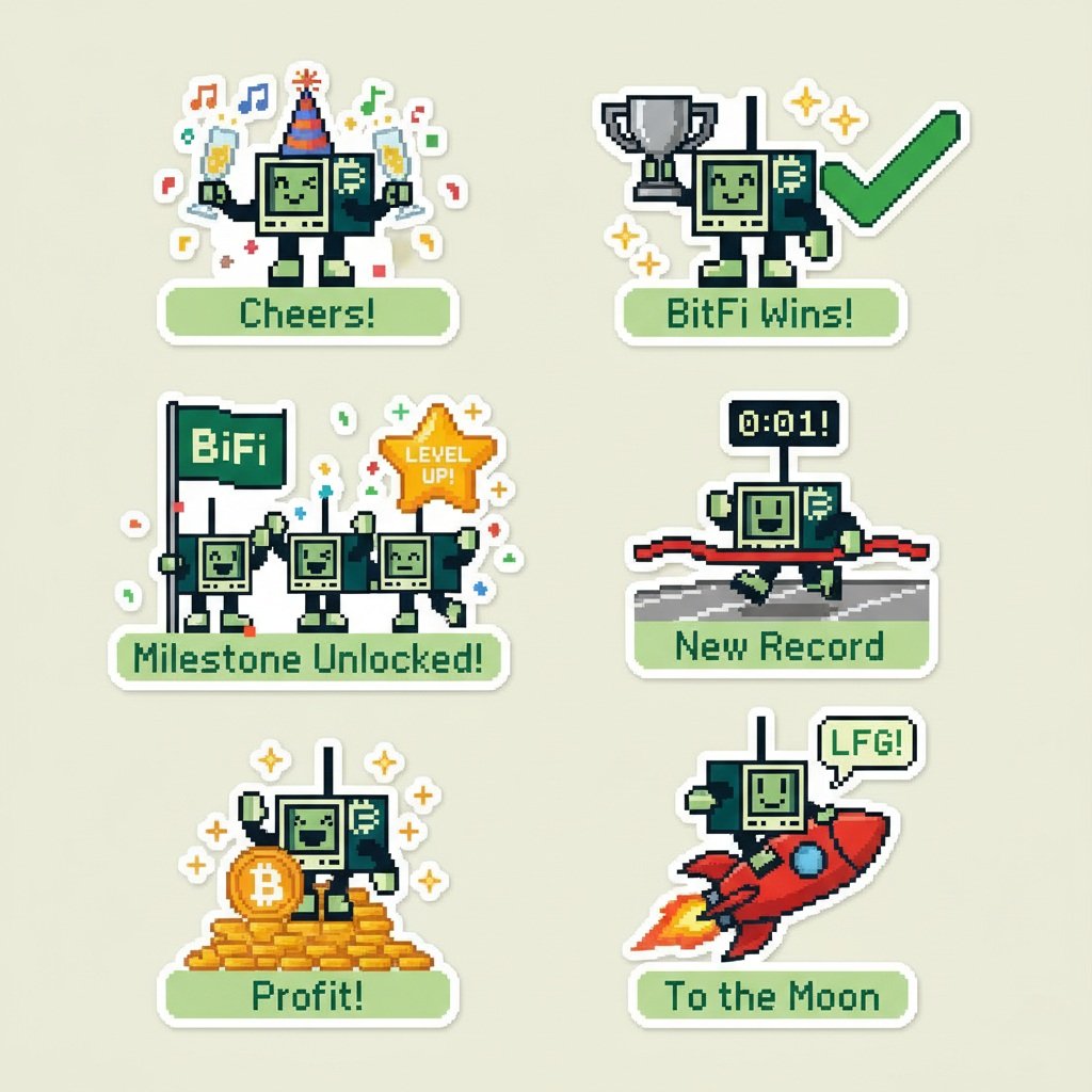 4j_naaz's tweet photo. My 6th #BitFiStickers @Bitfi_Org

BitFi  celebration stickers marking community successes. https://t.co/gXnmYN8sZV