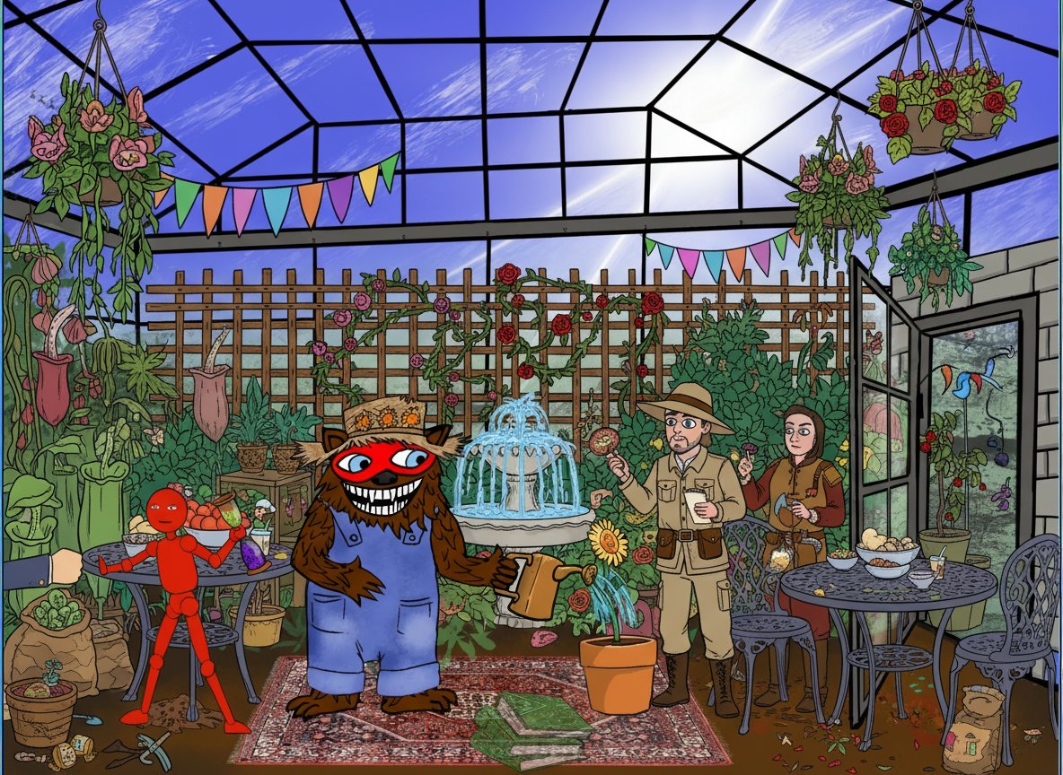 bearableguyFL's tweet image. The garden flourishes