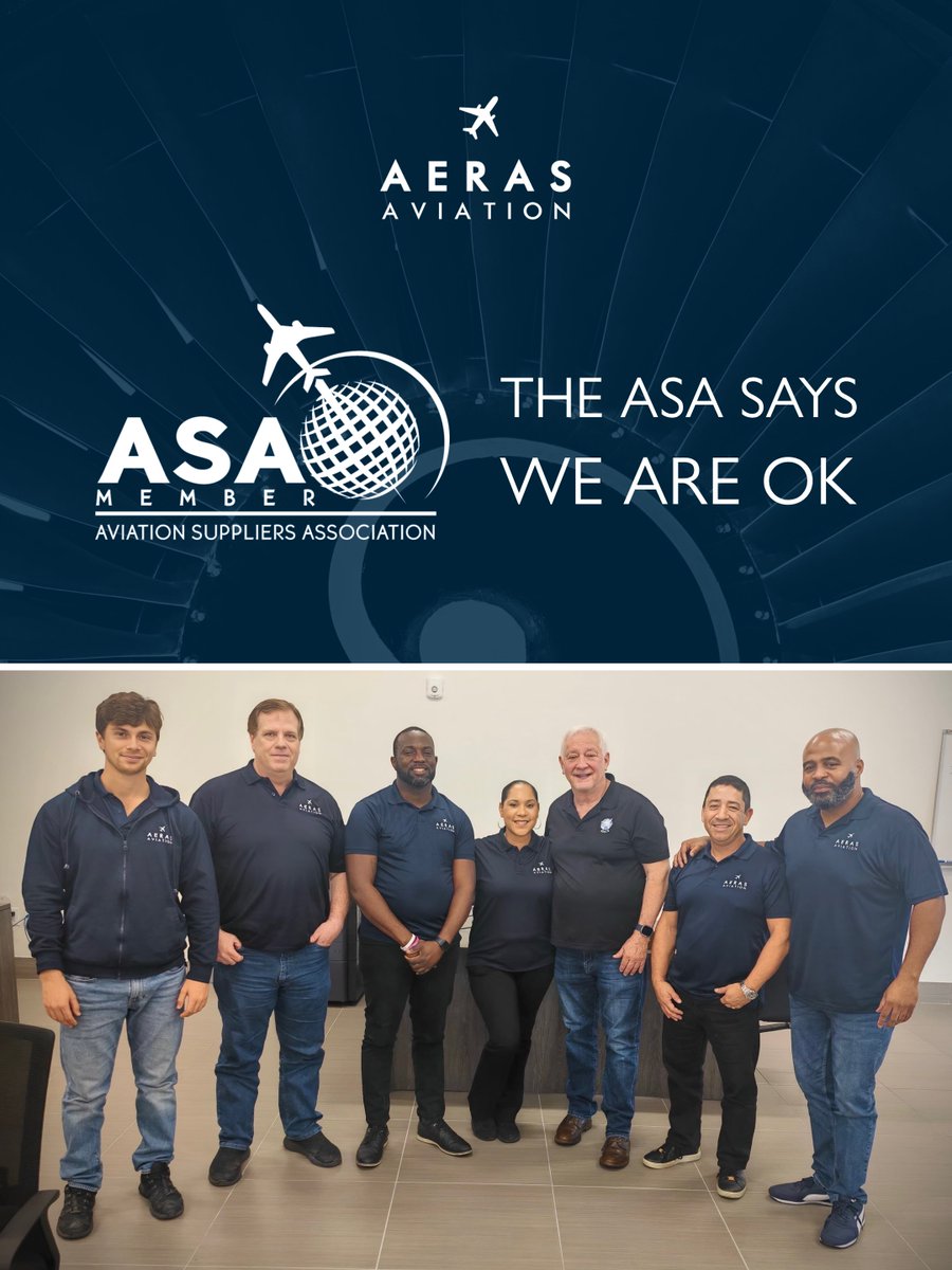 We’re proud to share that Aeras Aviation’s new warehouse facility has been approved by the Aviation Suppliers Association (ASA) - with zero non-conformances across all key processes.

A milestone that reflects our team’s precision, quality, and dedication. ✈️