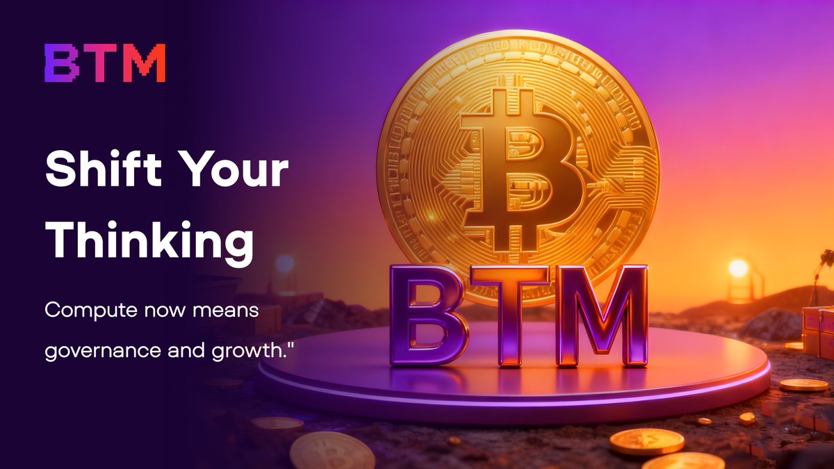 Compute used to mean cables and noise.

Now it means tokens, governance, and growth.

Shift your thinking🔄🌍

#CryptoRevolution #BTC #Finance
