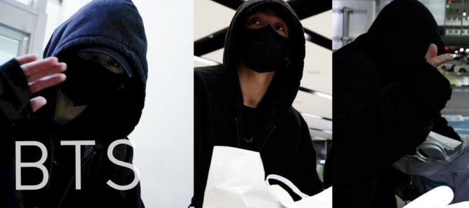 Jungkook has arrived in Korea after finishing his schedule in Japan, which probably included activities related to the Calvin Klein store.