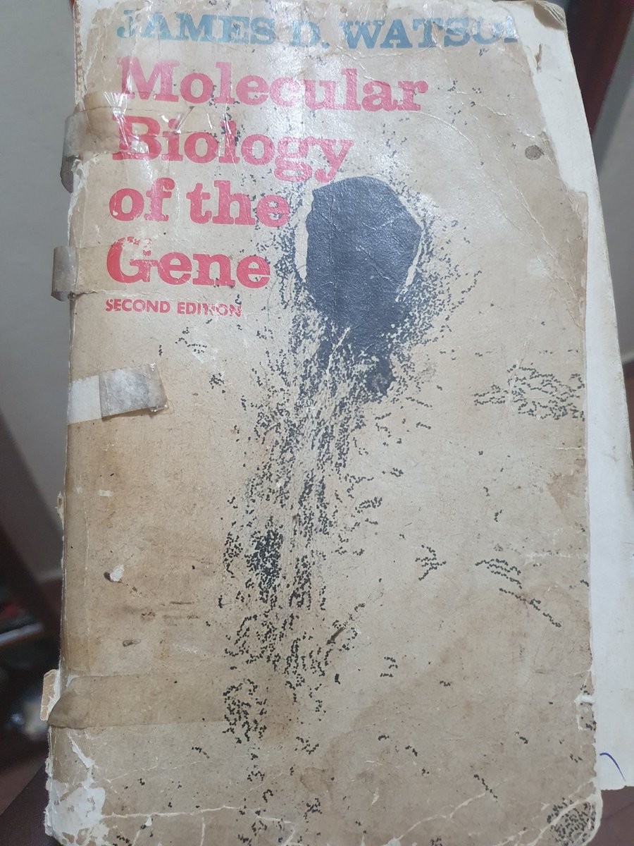 Nearly became a molecular biologist because of this book. Rest Well Prof Watson.