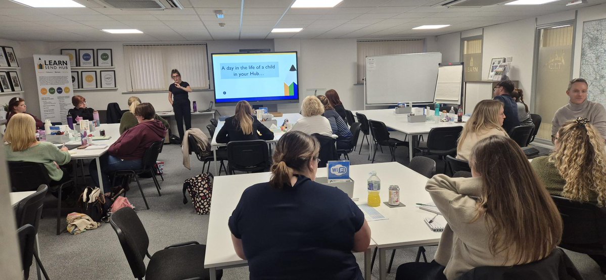 LEARNSENDHub's tweet image. Penultimate session of Round 2 of the @LincolnshireCC Mainstream Provision Hubs today at LEARN! Led by @amy_storer4, exploring SEND and Neurodiversity: Need Not Label – moving beyond labels to focus on inclusive practice and practical classroom tools. #SEND #Inclusion #hubs #cpd