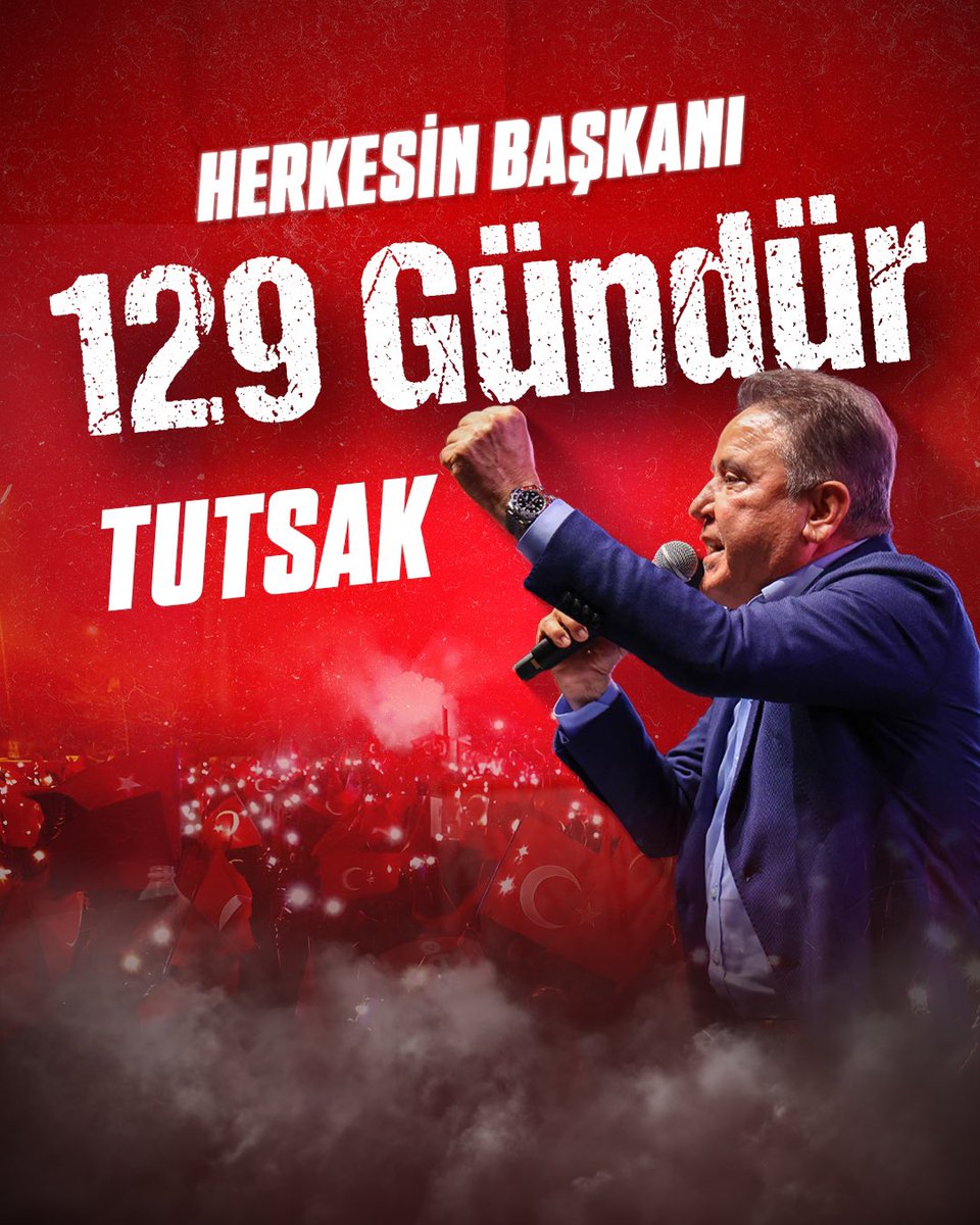 Başkan Muhittin Böcek 129 gündür tutsak! <a href="/BocekMuhittin/">Muhittin Böcek</a>