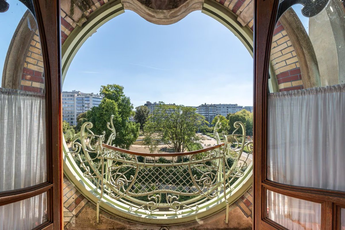 Designed by Gustave Strauven in 1903 and meticulously restored, this five-level home blends historic artistry with contemporary comfort. See more: bit.ly/4hONLD2

Listed by Jean-Marc Delcroix with Christie's International Real Estate Belgium