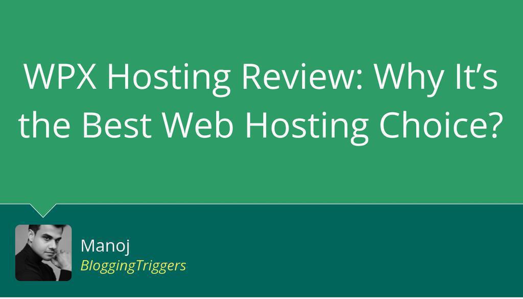 TriggerBlogging's tweet image. WPX Hosting’s fast, secure, and hassle-free approach could be a game-changer for your website. In my review, I share personal insights and features—plus why I believe they’re the best hosting provider today.

Read the full article: lttr.ai/Akthy

#WebHosting