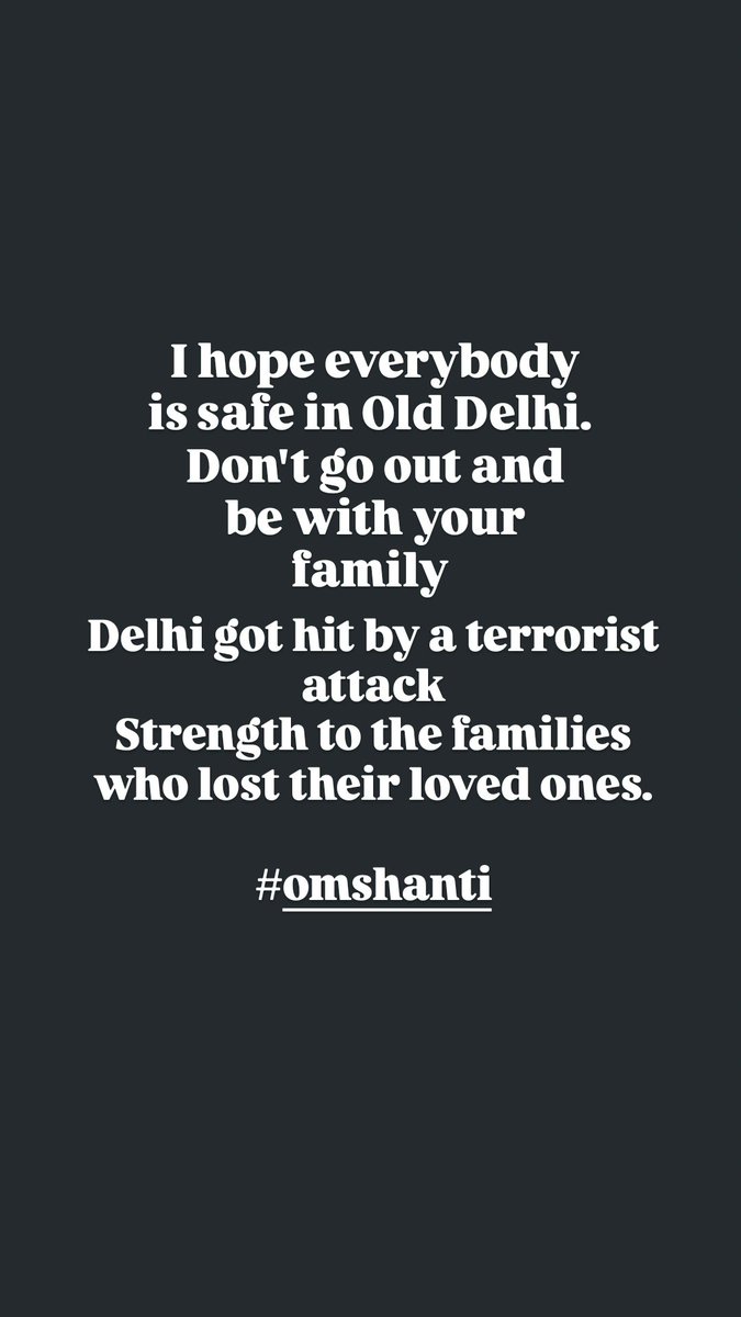 Please take care everyone 💔
Om Shanti to the departed souls 💔