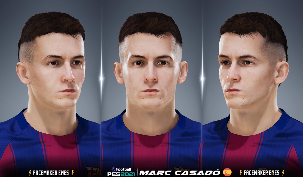 facemakerENESS's tweet photo. ● PES2021 [2020] - #eFootball2021🔥 [ Only 2$ ]

● Joan Garcia - Barcelona @FCBarcelona 
● Marc Casado - Barcelona @FCBarcelona 

⬇️https://t.co/vLxw0Omtg1
📇Contact us via DM for your own faces or request faces

#eFootball #facemaker #fcmodding #moddingcommunity #blender3d https://t.co/jtilOKLT4u