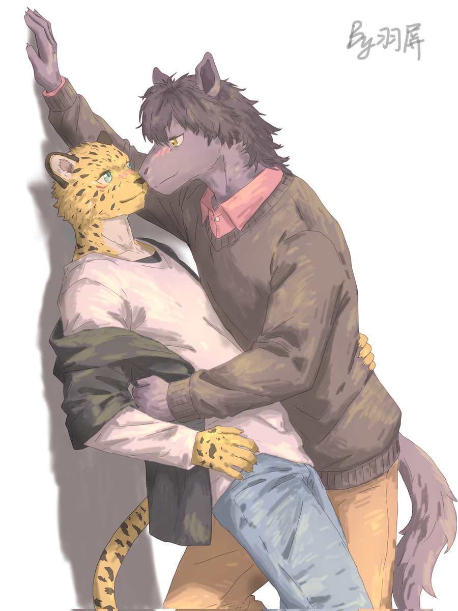 yyyuppping's tweet image. #あいつとシェアハウス 
#与那家伙合租房 
#furry #furryart
kabedon