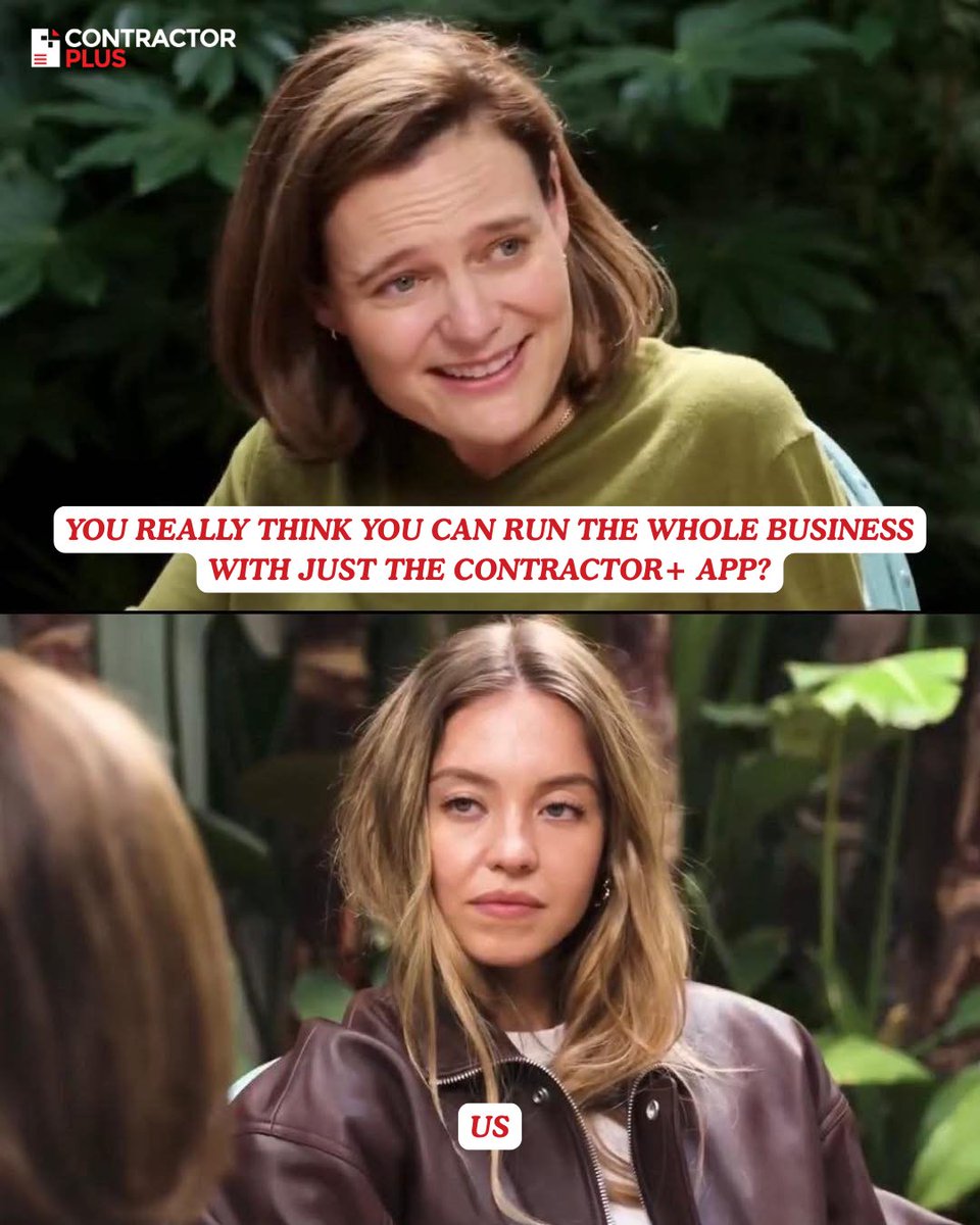 cplusapp's tweet image. Whole business. One app. No excuses. 💪

From estimates and invoices to scheduling and payments, Contractor+ does it all!

Still skeptical? Try it yourself today! 🚀

#ContractorPlus #ContractorTools #SydneySweeney #NoLimits