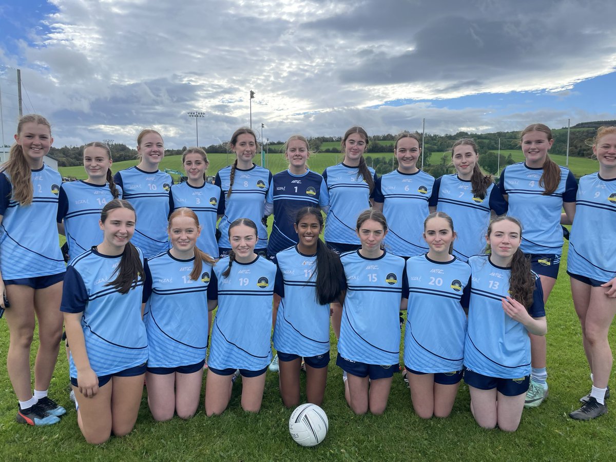 Well done to the U-20 girls Gaelic team who won their Cup Quarter Final game against Scoil Mhuire, Buncrana. They now progress to the Semi Final. 👏