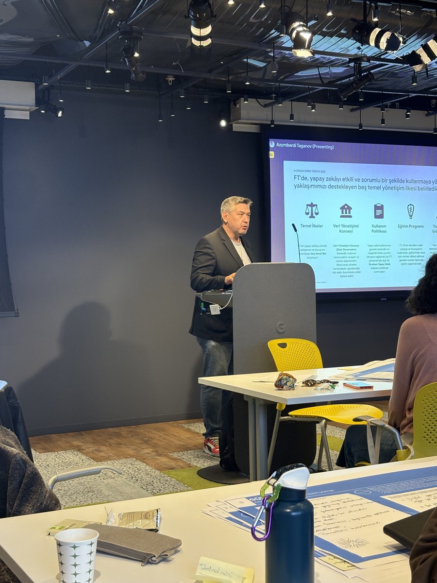 muratkahraman's tweet image. Last week, we wrapped the AI Design Sprint Türkiye workshop on Nov 4 at Google’s Istanbul office — led by FT Strategies with the Google News Initiative. 

From ideas → action: teams left with prioritized AI use cases and next steps.   

#AI #Media #DesignSprint #Istanbul