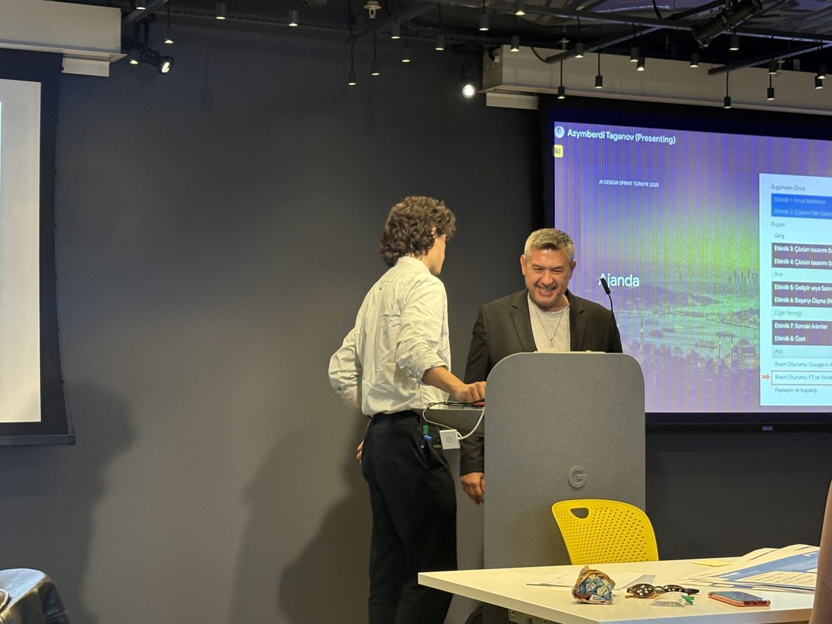 muratkahraman's tweet image. Last week, we wrapped the AI Design Sprint Türkiye workshop on Nov 4 at Google’s Istanbul office — led by FT Strategies with the Google News Initiative. 

From ideas → action: teams left with prioritized AI use cases and next steps.   

#AI #Media #DesignSprint #Istanbul