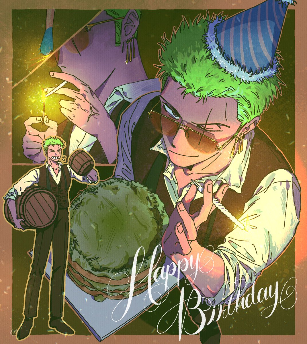 dongsong_1111's tweet photo. #ONEPIECE #ゾロ誕生祭2025 🥳
생일 축하한다 https://t.co/5R6Nj0micb