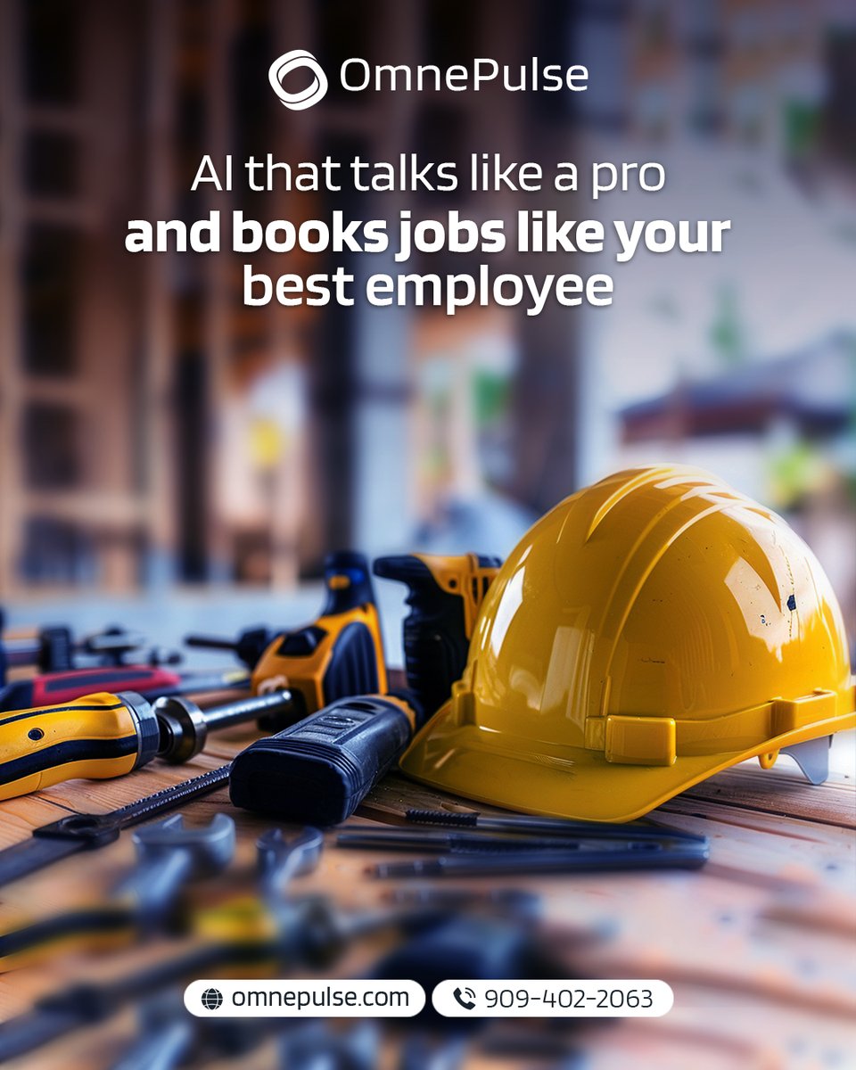 OmnePulse1's tweet image. More projects start with faster responses. Be the first one to answer — every time.

📲 Try OmnePulse: omnepulse.com

#ContractorAI #OmnePulse #Automation #LeadResponse