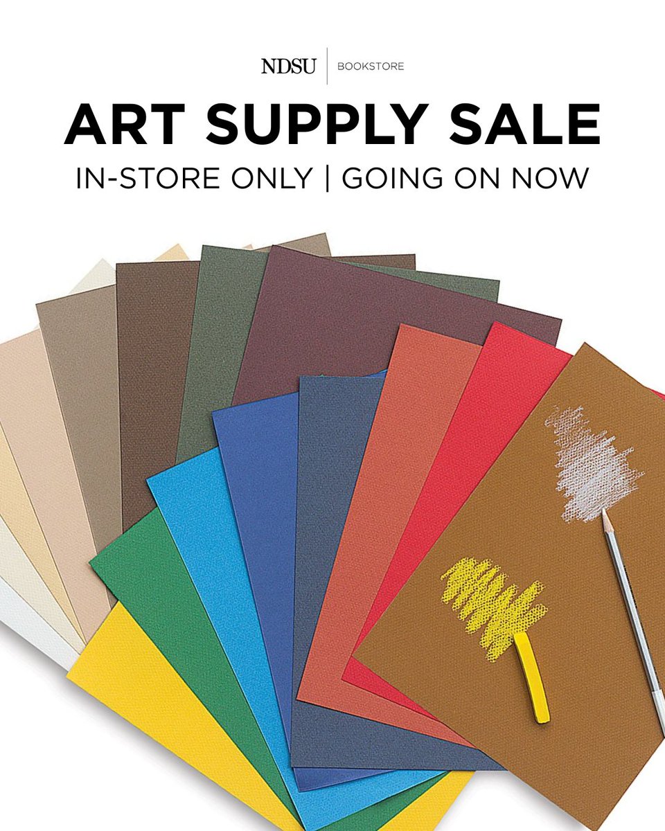We're having an ART SALE! 🖌️🎨🖼️

Stock up on your favorite art supplies! Check out what we have on sale all month - only in store! 🧑‍🎨