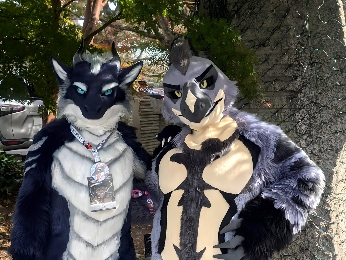 ケモコンにて、超推しのKrescentに会えてめちゃくちゃ嬉しかった！😭
一緒に撮ってくれてありがとうございました！🙏😭
#Kemocon18
📸 #Golbwind3