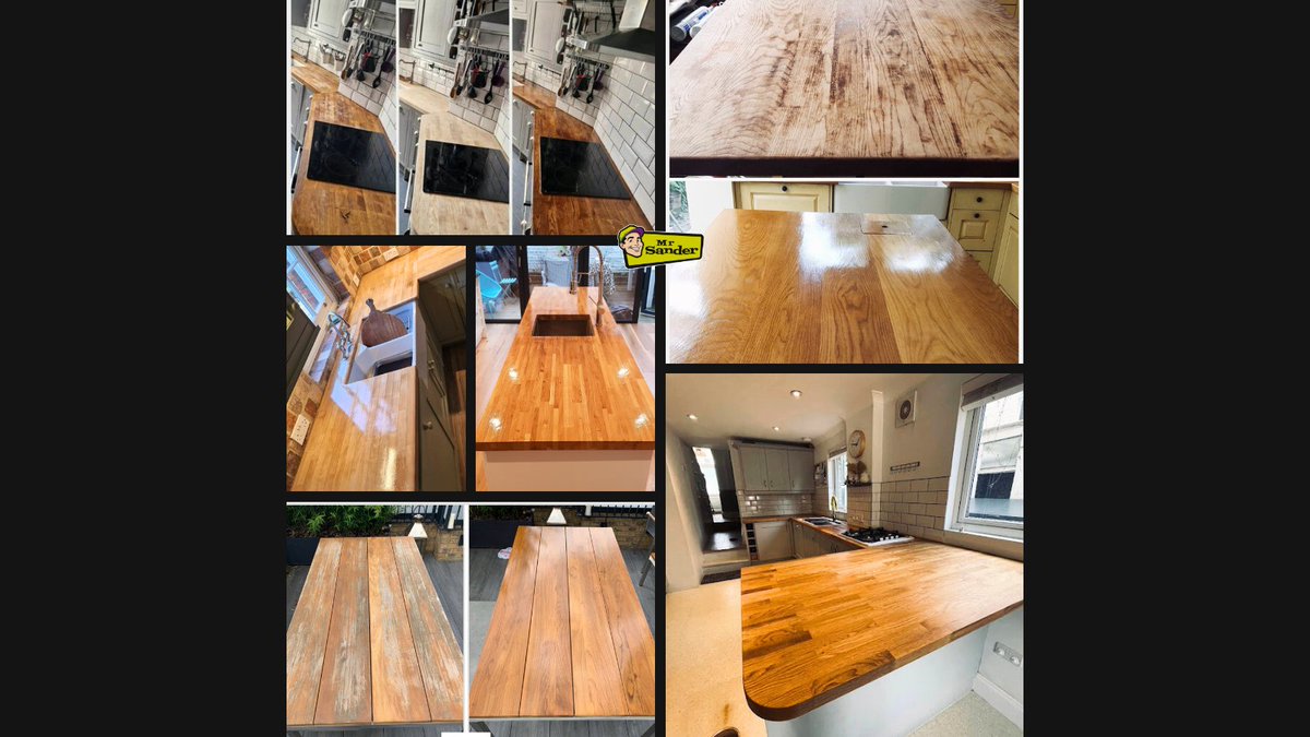 ✨ Would you believe these are the same worktops?
From dull and worn to smooth, glossy, and kitchen-showroom ready — that’s the power of expert wood restoration.
They sand, seal, and refinish with precision — turning tired timber into a surface that shines with pride.

📞 London: