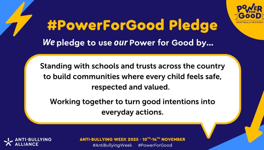 It’s #AntiBullyingWeek — a time to remember that every one of us has the #PowerForGood.
Together we can create schools where kindness thrives and every child feels safe.
#SafeguardingSimplified #Education