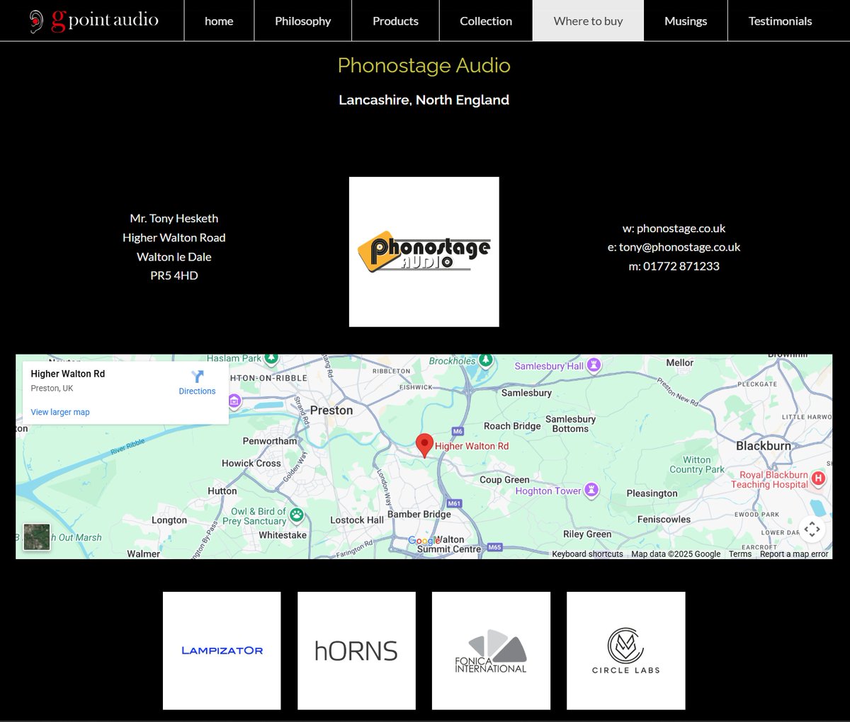 We are happy to announce that we have appointed a new trading partner in the northern country, <a href="/PhonostageRecs/">Phonostage Records</a> ,meaning the product samples are now available for you guys to audition close to your location. So are demos. Mr Tony Hesketh, ...