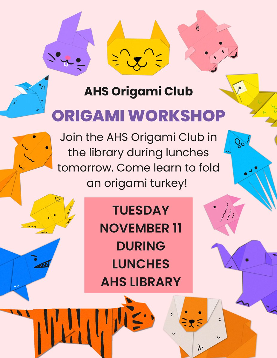 AHS Library tweet media