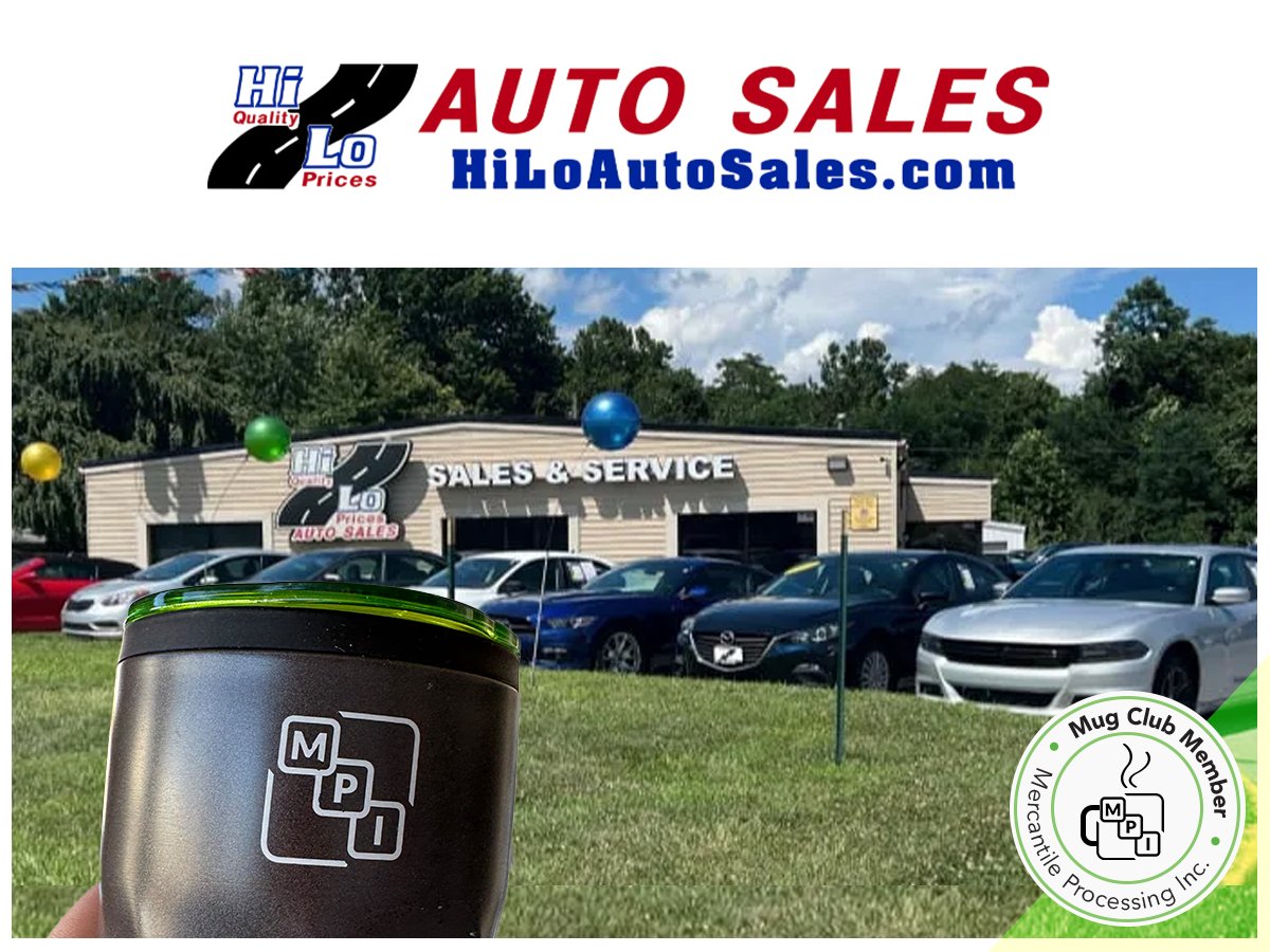 🚗☕ Mug Club Spotlight: Hi Lo Auto Sales &amp; Tire Pros of Frederick!
With Kerry’s help, they’ve streamlined payment processing for faster, smoother service.
Proud to back local businesses that keep MD moving!
#MugClub #MPIProud #Payments #AutoCare