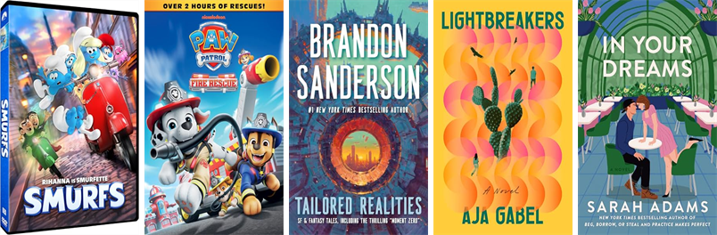 StevensMemLib's tweet image. This week the Stevens Memorial Library has 47 new books and two new movies.  New items include Smurfs. wowbrary.org/nu.aspx?p=1529…