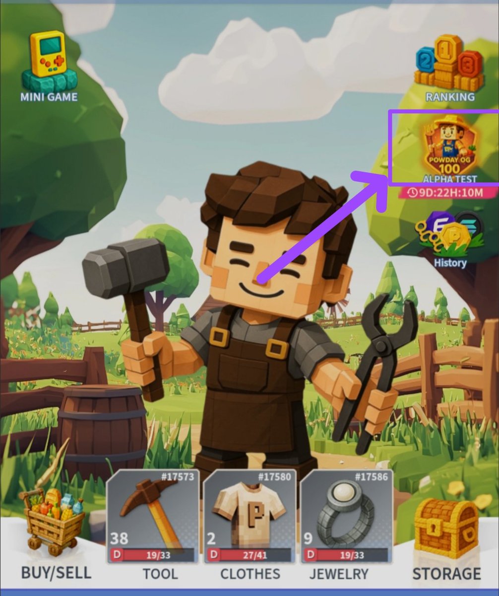 rodianicz's tweet image. This icon is actually helpful for new players..the game is fun and doesn&apos;t require you to play all day..perfect for busy people.

Check out their official account @PowdayOfficial

And join as in discord to connect with other players. #alphatest
discord.gg/FN8NRrBDd