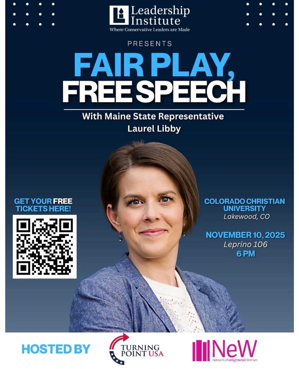 scottpshamblin's tweet image. Y&apos;all should come tonight!

Maine Rep. Laurel Libby was stripped of her voice and vote for speaking up regarding a biological male winning a girls’ state championship in Maine. Her vote was restored in a historic Supreme Court ruling, she&apos;s the leading voice in Maine advocating…