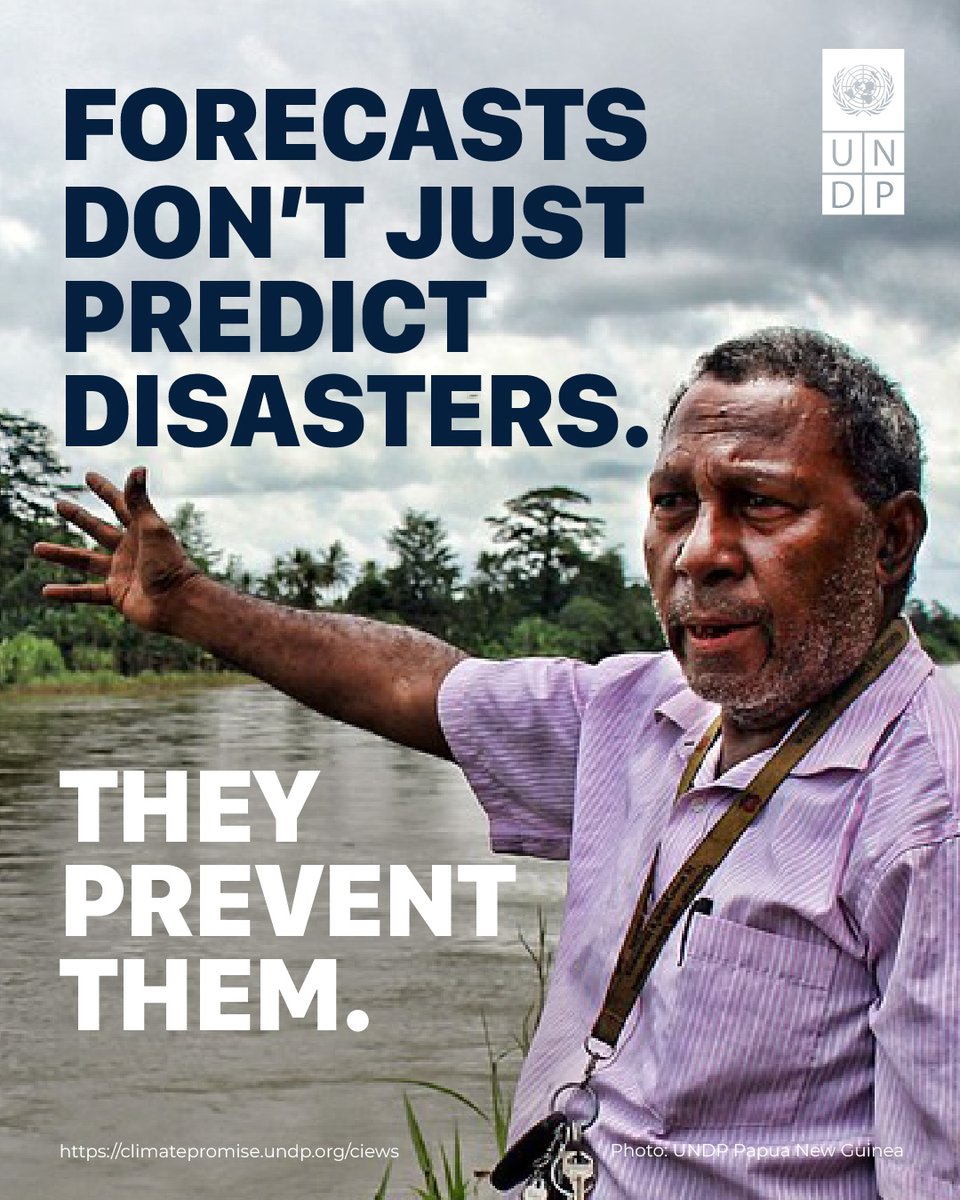 Extreme weather is intensifying. 🌪️🌊🌡️

Climate information and early warning systems give countries the power to act before disasters strike – saving lives and cutting losses.

Here’s how: go.undp.org/if5

#COP30