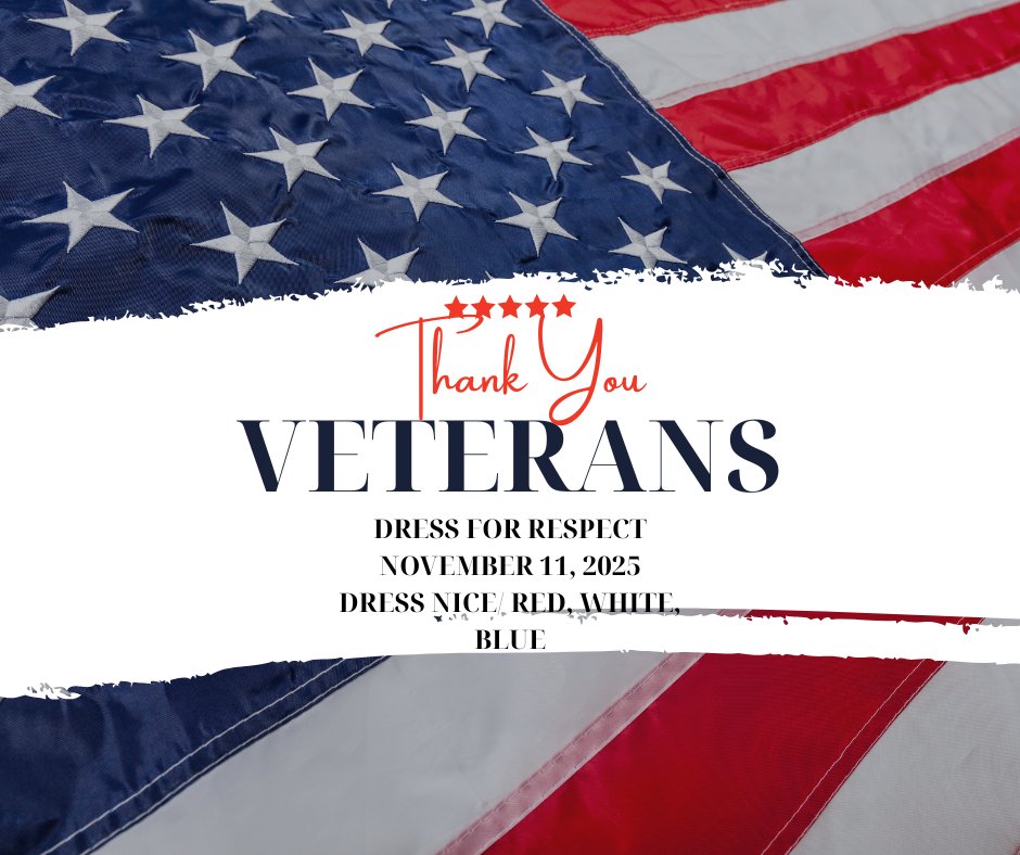 Thank you Veterans for your service!