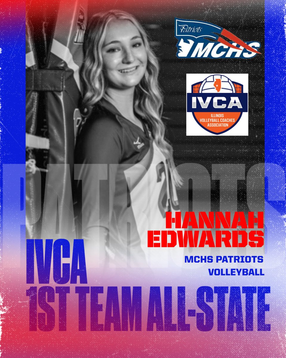 Congratulations to Senior setter Hannah Edwards on her IVCA 1st team All-State selection. In 2025, Hannah had 763 assists which ranks 3rd in all of class 2A. Throughout her career, she amassed 2,653 assists putting her in the top-25 all-time in IHSA history. Great job Hannah!!!
