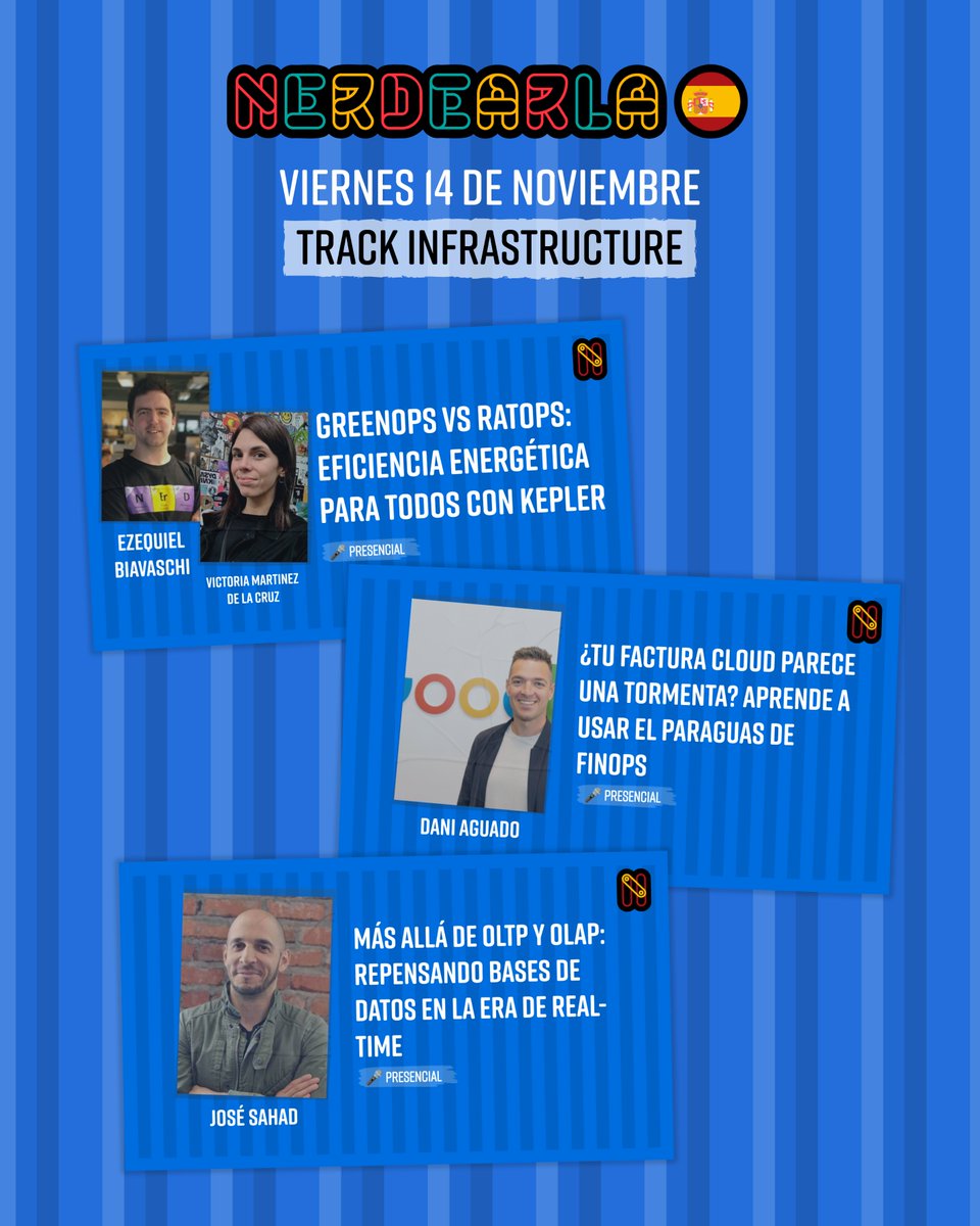 nerdearla's tweet image. ➡ Track Infrastructure

@vkmc @JoseSahad