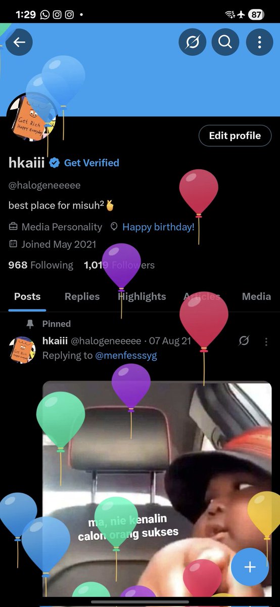 halogeneeeee's tweet image. yakkk bisa bisanyaaa lupaa melihatt balonnn today