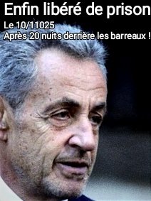 Laitmon4's tweet photo. L'ancien prisonnier Nicolas Sarkozy libéré avec interdiction de rentrer en contact avec Gérald Darmanin, ce dernier lui avait rendu visite, octobre dernier, dans l'une des trois cellules qu'occupait Sarko avec ses deux gardes du corps à la prison de la santé sur occupée à 190% https://t.co/ZOQjCRULQR