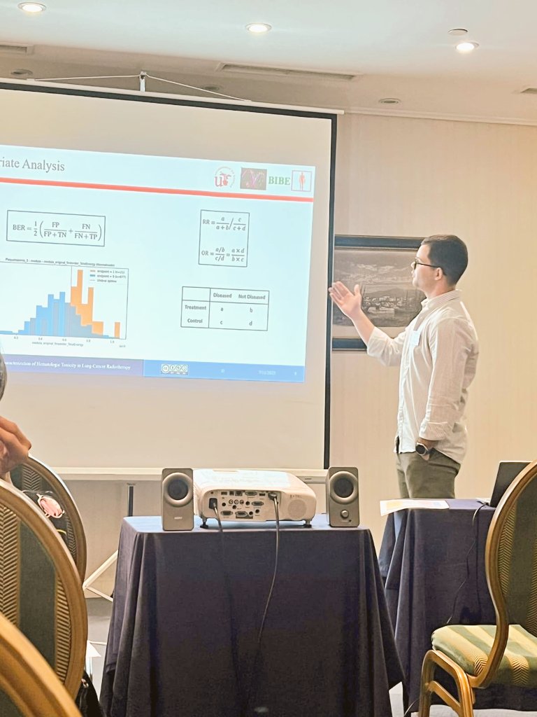 📢✨ ¡Noticias desde 🇬🇷 Atenas! 🌍
Presentamos nuestro estudio 📄 en colaboración con <a href="/unisevilla/">Universidad de Sevilla</a> “Radiomics-Based Characterization of Hematologic Toxicity in Lung-Cancer Radiotherapy” 🧠💻
en la 🧬 25th IEEE International Conference on BioInformatics and BioEngineering 🎓⚙️