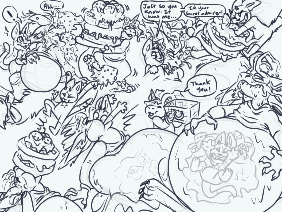 CueDouble's tweet photo. Some doodles for @Mashafterdark :D Mashi waited SO long for these, I am so grateful for the patience ;w; <3 I took extra time on these than I normally do for doodle pages so I hope it helped make up for the wait <3! https://t.co/3SVUZ2IBZy